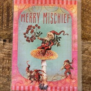 Papaya Art Merry Mischief Santa Card